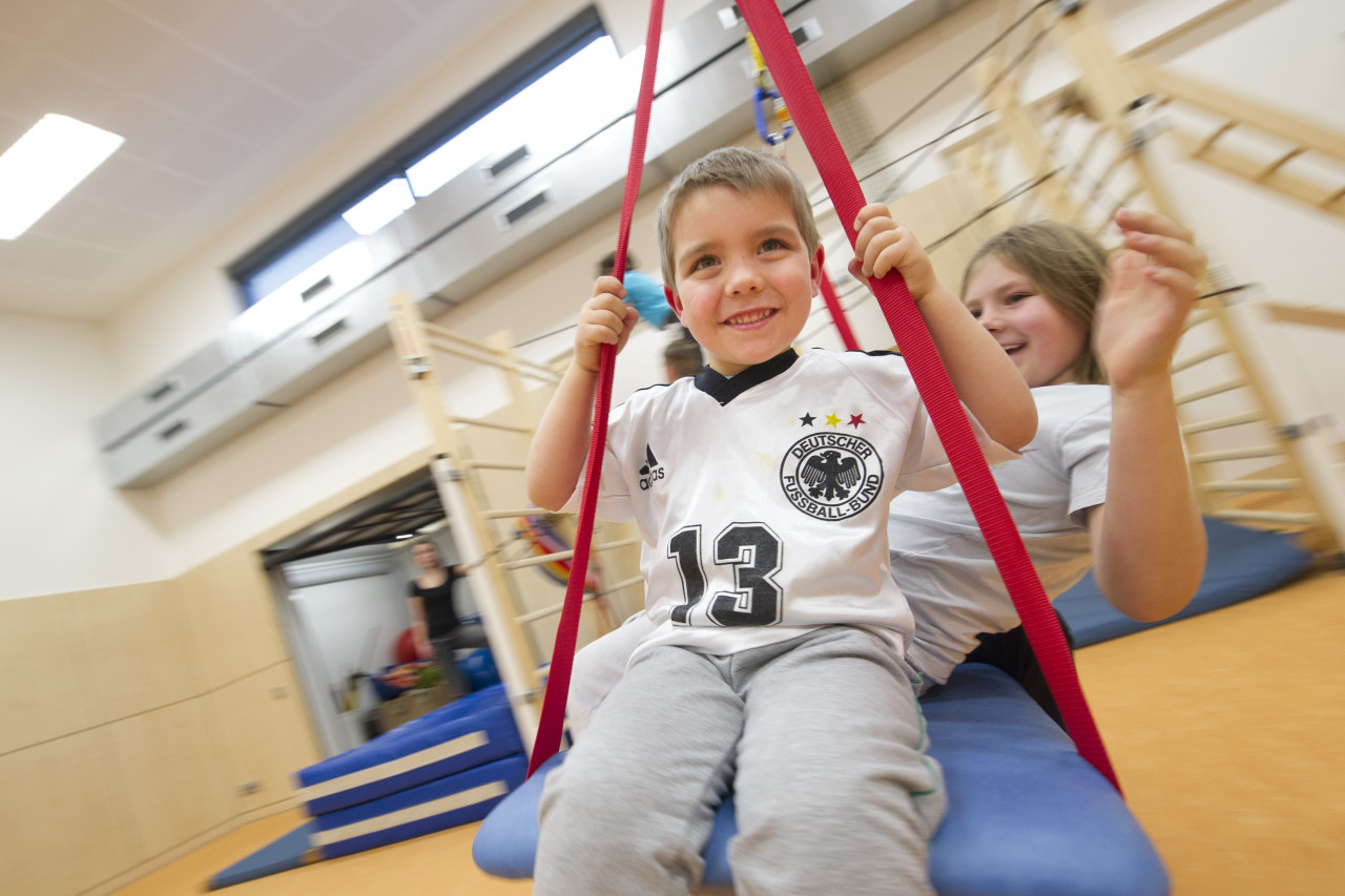 Die Kinder erobern das Psychomotorikhaus