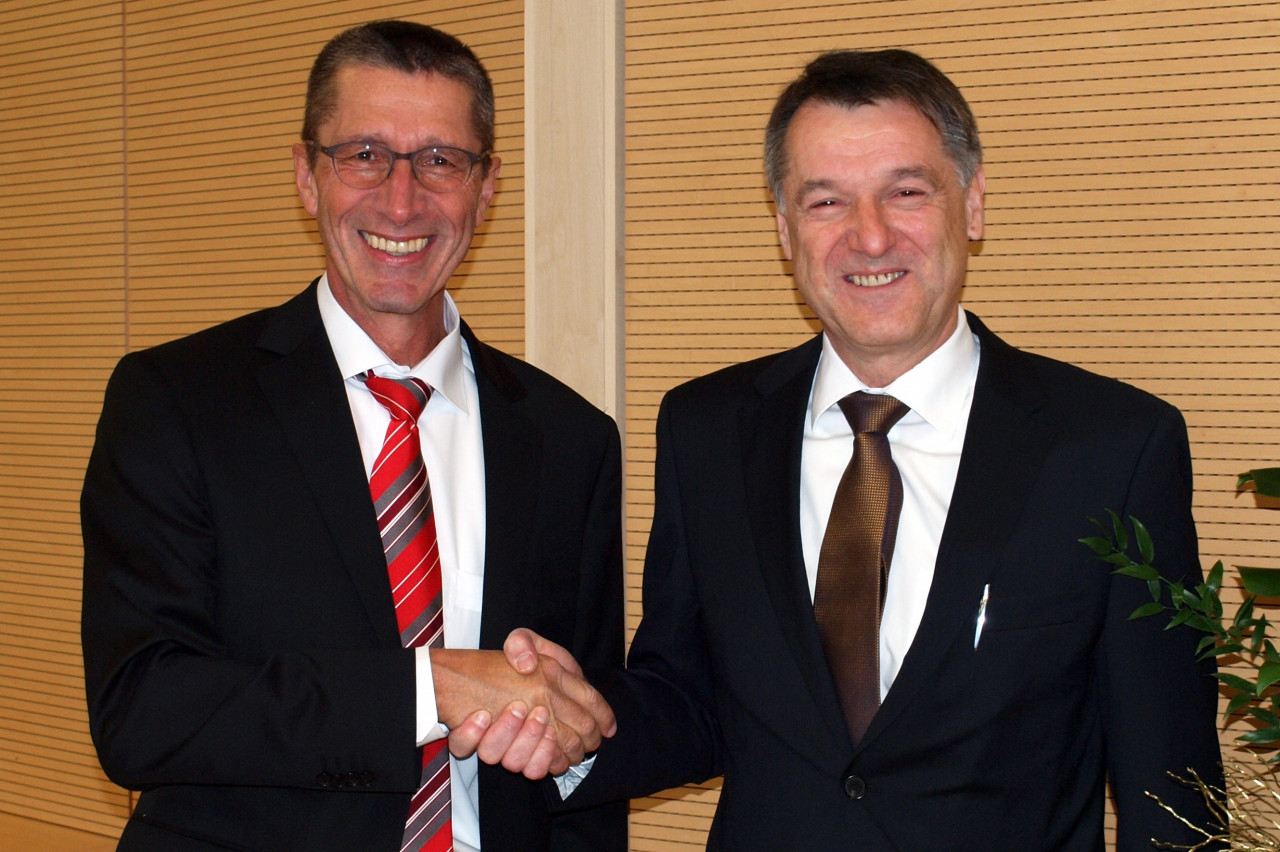 Rafael Lunkenheimer (links) und Hans-Joachim Backes.